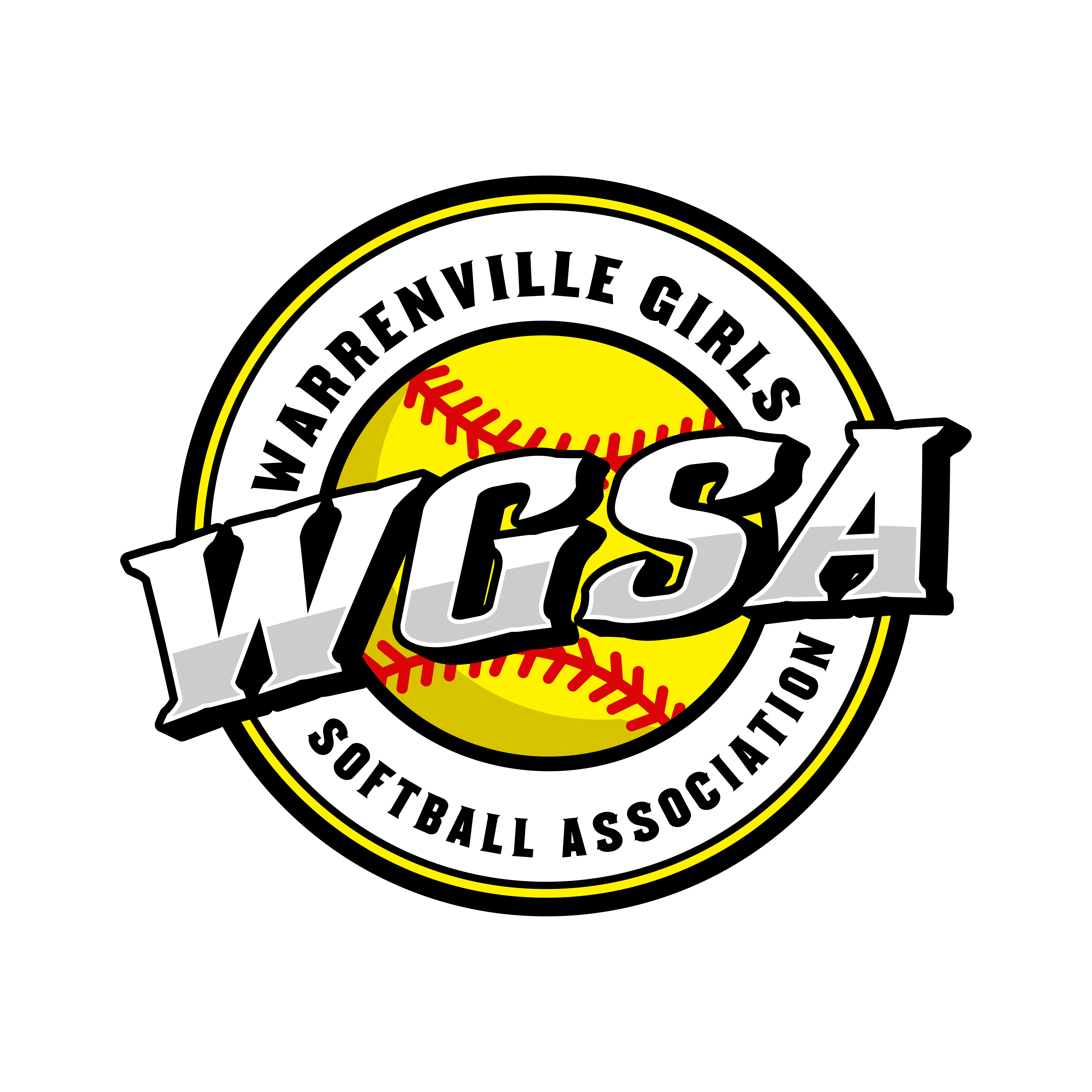Warrenville Girls Softball Association Logo